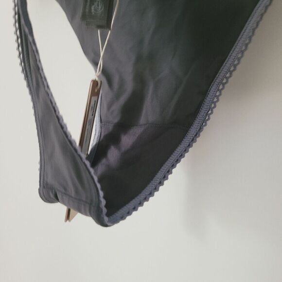 New Skims Fits Everybody Picot Thong in Dark Grey Size XL NWT - Picture 10 of 12